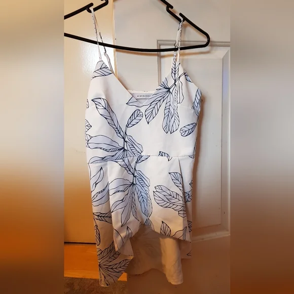 🩵Host Pick🩵 Neon Blonde peplum high low top S - Picture 11 of 11